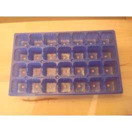 lot de 5 plaques bleu 28 alveoles lot de 5 plaques bleu 28 alveoles