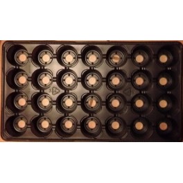 5 plaques TEKU de 28 alvéoles 5 plaques TEKU de 28 alvéoles