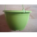lot de 10 suspensions de 25 cm + 10 crochets vert pomme