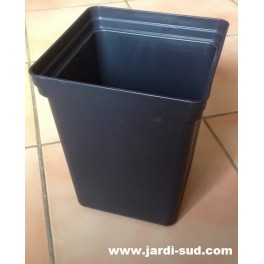 Lot de 5 Pots carrés - 10 L Lot de 5 Pots carrés - 10 L
