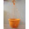 lot de 3 suspensions 25 cm oranges + crochets