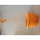 lot de 10 suspensions 25 cm oranges+crochets